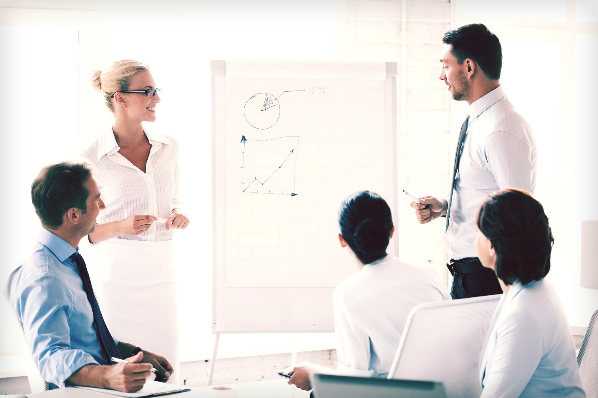 Beratung am Whiteboard